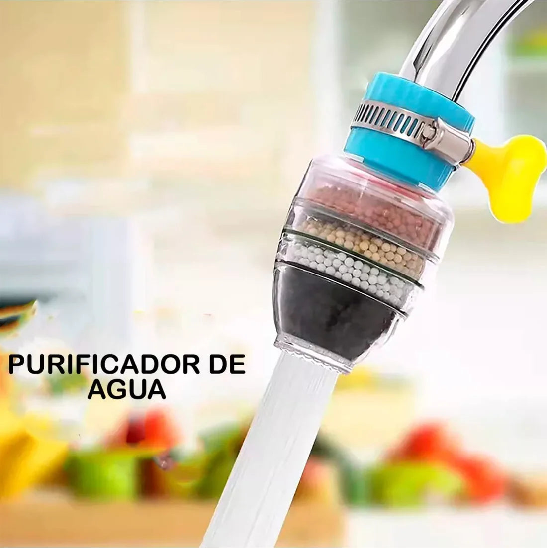 Mini Filtro de Agua para Grifo