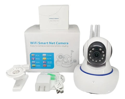 Cámara de Seguridad WiFi Inteligente de 3 Antenas