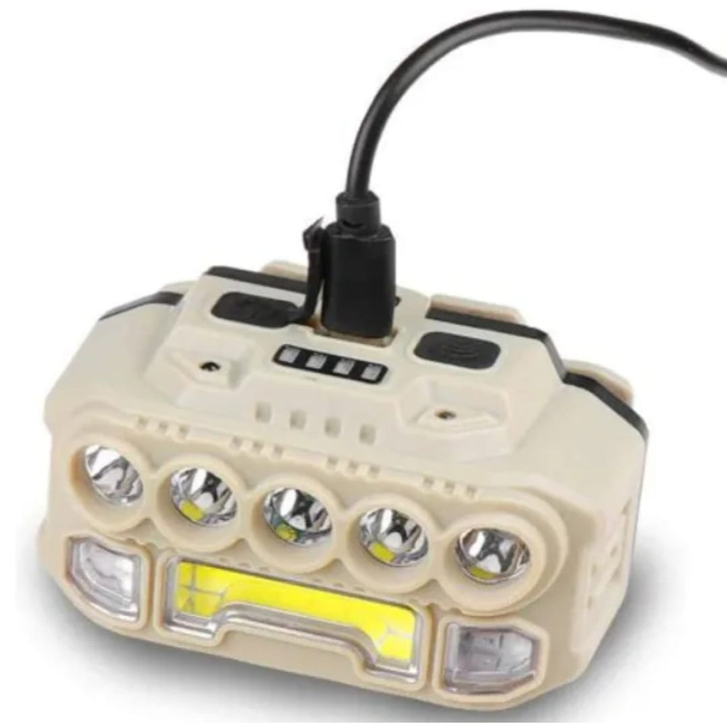 Linterna Minera LED de 5 Leds Recargable